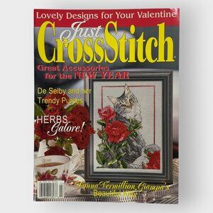Just Cross Stitch Magazine | February 2004 | Sampler Purse Herbs